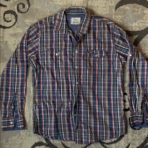 Mens long sleeve button up